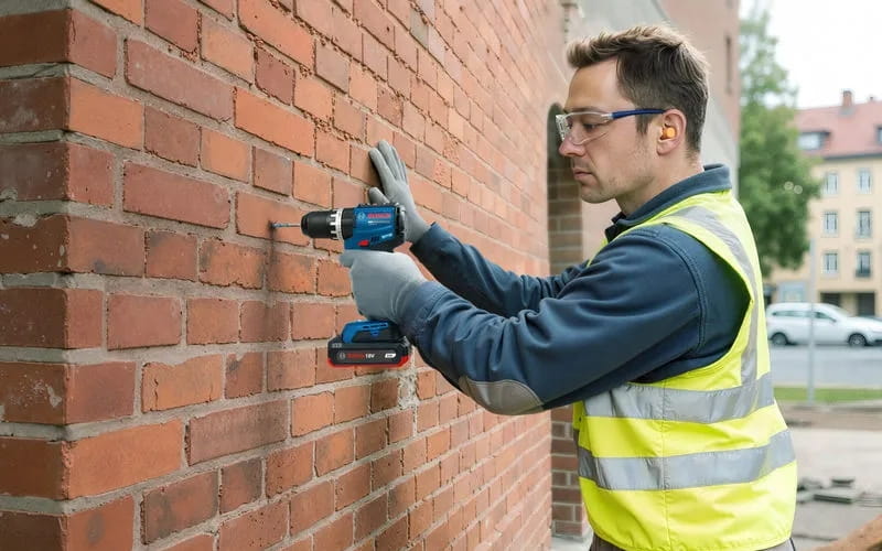 Điều chỉnh chế độ GSB 18V-52 phù hợp với từng loại vật liệu 