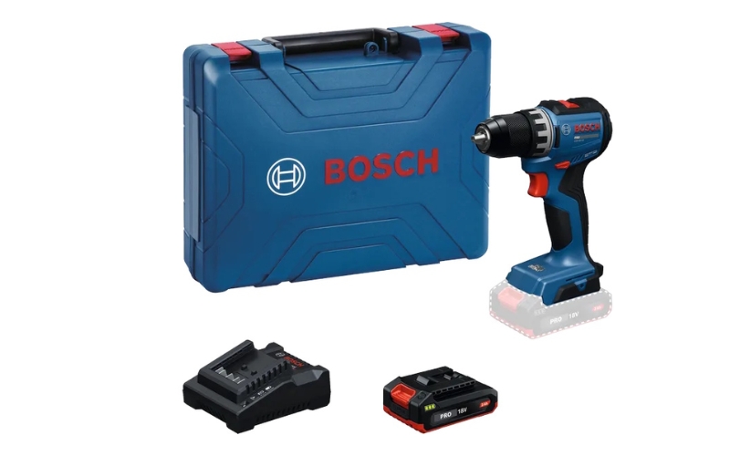 Bosch GSR 18V-52 (1 pin) được trang bị pin và sạc chính hãng 