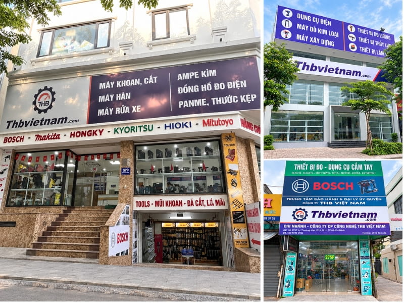 Hệ thống cửa hàng THB Việt Nam tại Hà Nội và TP Hồ Chí Minh 