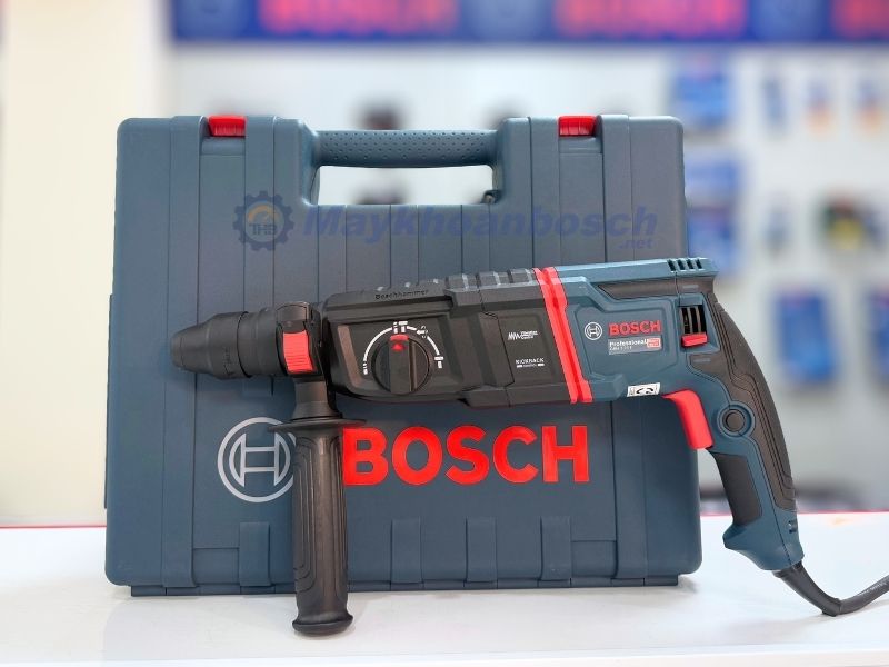 Máy khoan bê tông Bosch GBH 2-26 F sở hữu kết cấu chắc chắn
