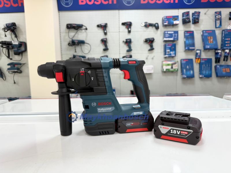 Máy khoan Bosch GBH 185-LI có thiết kế hiện đại, mạnh mẽ