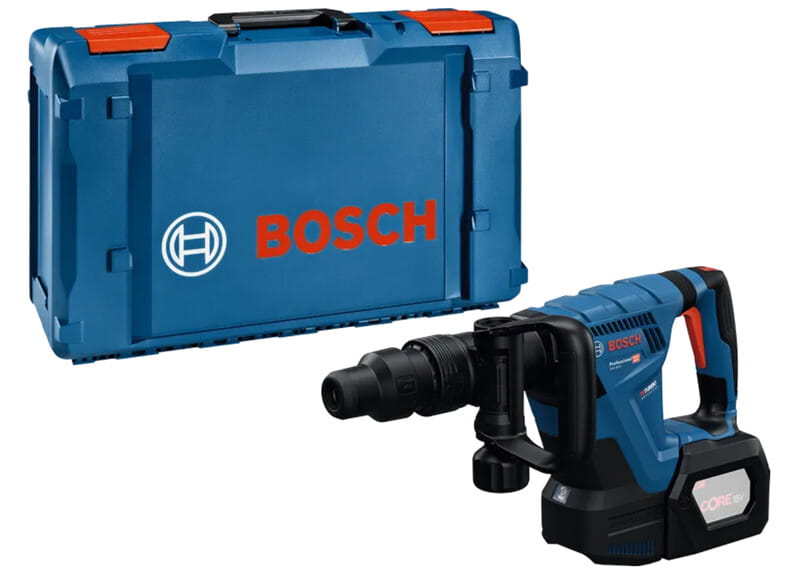 Bộ sản phẩm máy đục bê tông pin Bosch GSH 18V-5 chưa kèn pin và sạc
