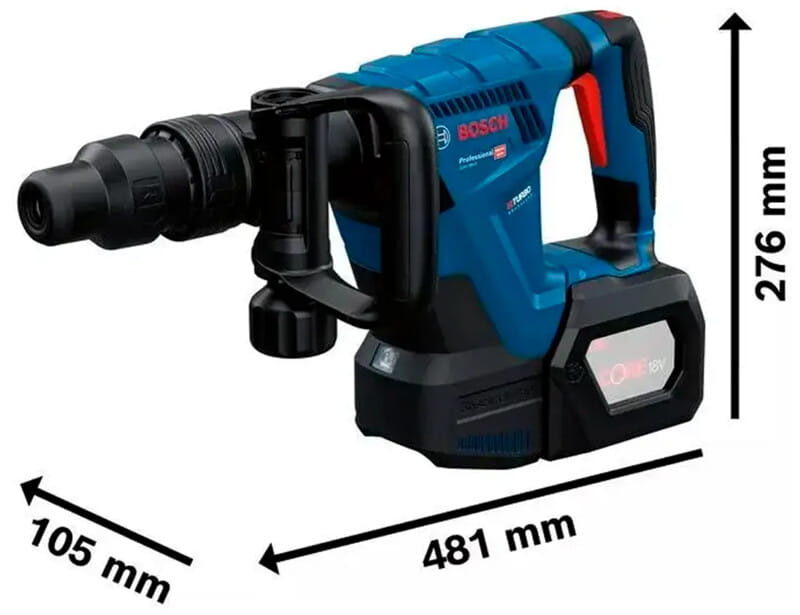 Máy đục bê tông pin Bosch GSH 18V-5 chất lượng, tuổi thọ cao