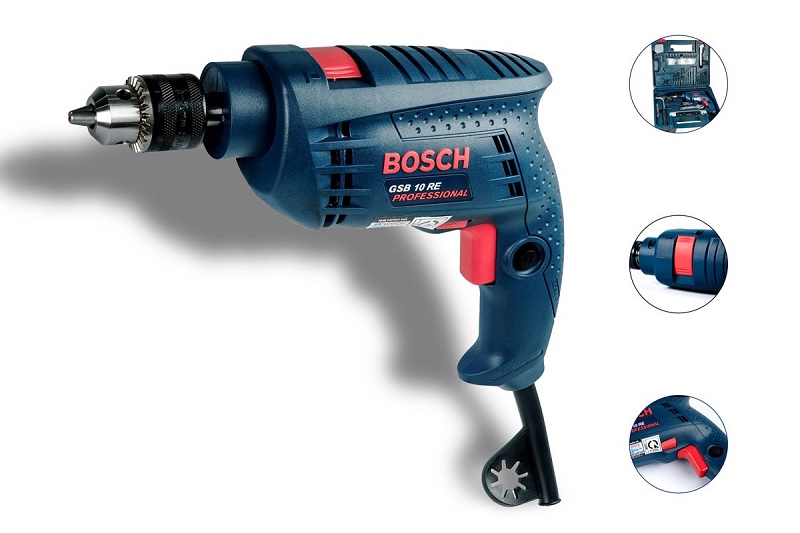 Khả năng làm việc của máy khoan chính Bosch GSB 10 RE