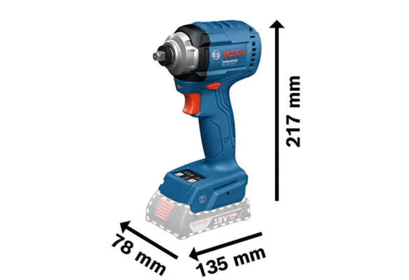 Máy siết bu lông IDS 18V-125 T bền chắc, dễ sử dụng