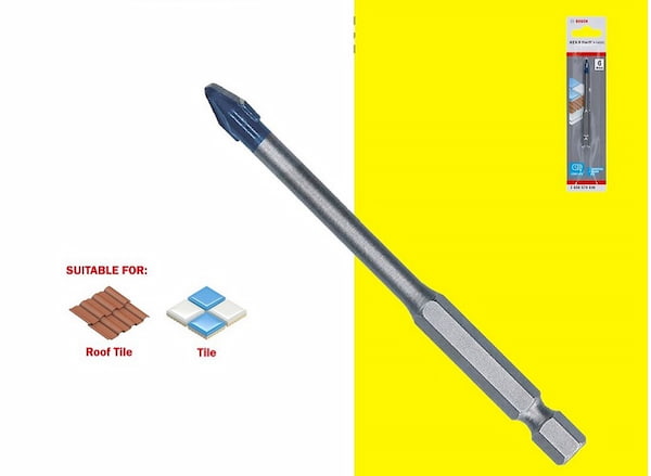 Mũi khoan gạch cứng Bosch Hex-9