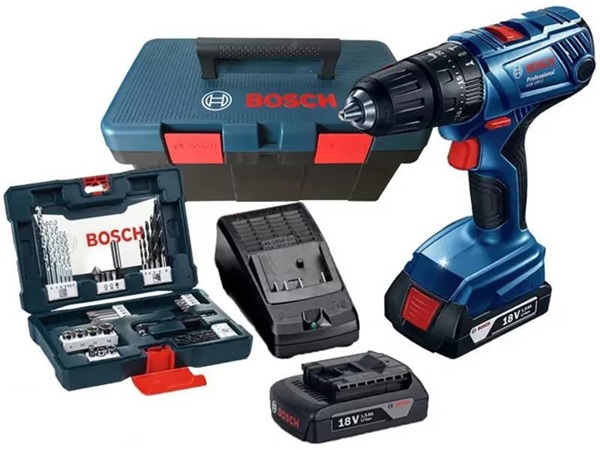 Bộ máy khoan động lực pin Bosch GSB 180-LI Promo 41 chi tiết