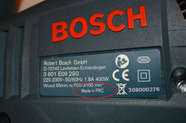 Khoan Bosch made in Prc thường là máy khoan dùng điện