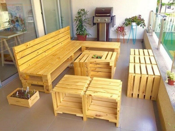 Pallet gỗ có thể làm được nhiều vật dụng