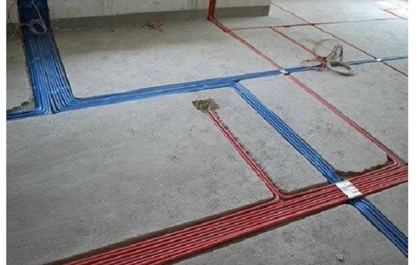 Lắp hệ thống ống điện âm sàn bê tông