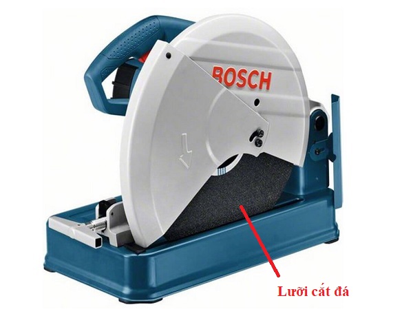 Máy cắt sắt dùng lưỡi cắt đá Bosch