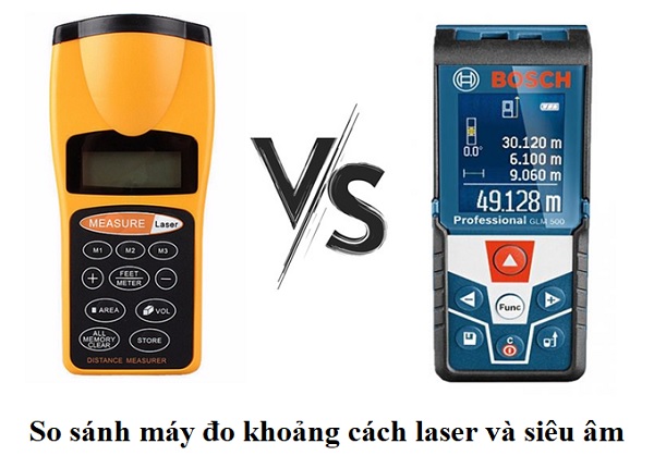 Điểm giống nhau giữa máy đo khoảng cách laser và máy đo khoảng cách siêu âm