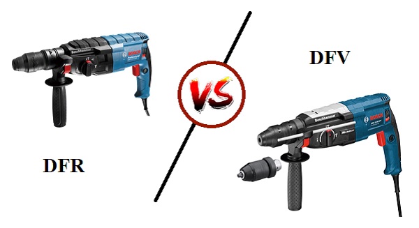 So sánh máy khoan bê tông Bosch DFV và DFR