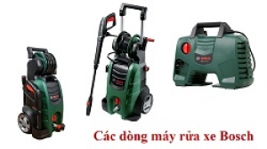 Cập nhật các dòng máy rửa xe Bosch dành cho gia đình