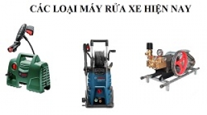 Các loại máy rửa xe trên thị trường hiện nay