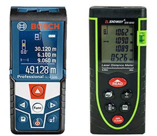 So sánh Bosch và SNDWAY: nên mua máy đo khoảng cách thương hiệu nào?
